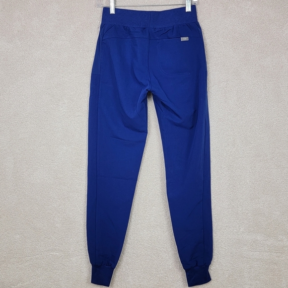 Figs Electric Blue Mid Rise Boston Slim Medical Jogger Scrub Pants Sz XXS T NEW - Picture 3 of 11